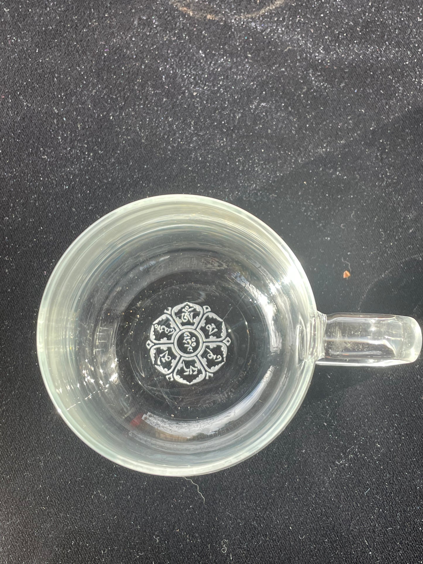 Flower of Life Glass Mug 500ml | Sacred Geometry Drinkware